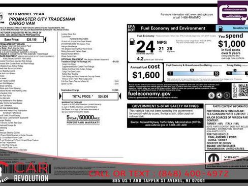 Used 2019 RAM ProMaster City Tradesman image 41