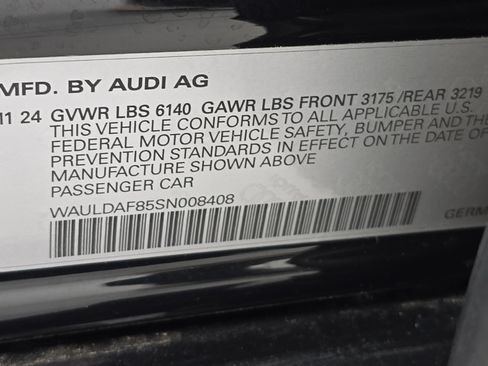 Used 2025 Audi A8 L 3.0T w/ Executive Package AWD/4WD image 35