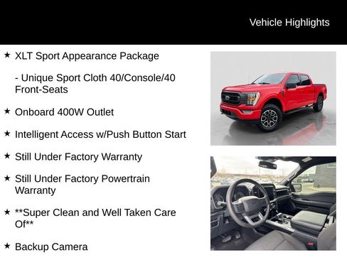 Used 2023 Ford F150 XLT w/ Equipment Group 302A High image 21