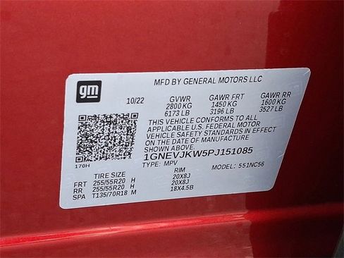 Used 2023 Chevrolet Traverse RS image 18