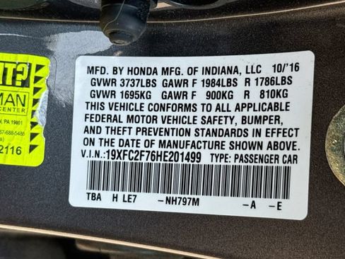 Used 2017 Honda Civic EX image 25