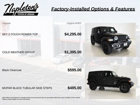 Used 2023 Jeep Wrangler Unlimited Sahara w/ Cold Weather Group AWD/4WD image 4