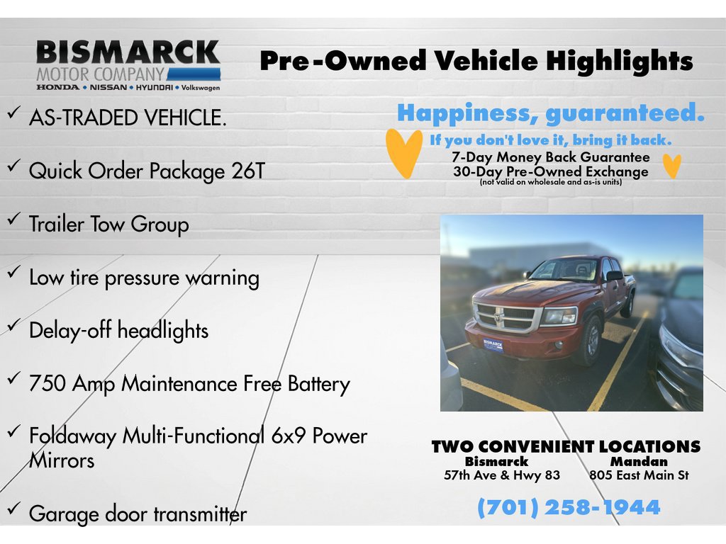 Used 2008 Dodge Dakota TRX w/ Trailer Tow Group AWD/4WD image 8