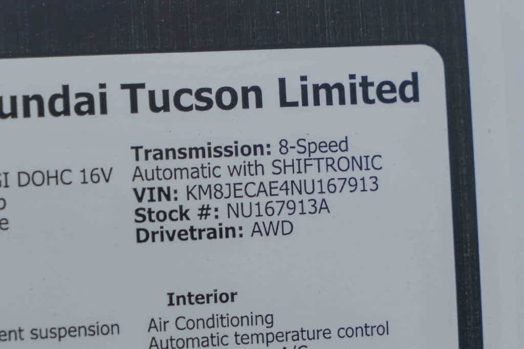 Used 2022 Hyundai Tucson Limited w/ Cargo Package AWD/4WD image 28