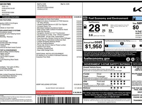 Used 2024 Kia Sportage EX FWD image 2