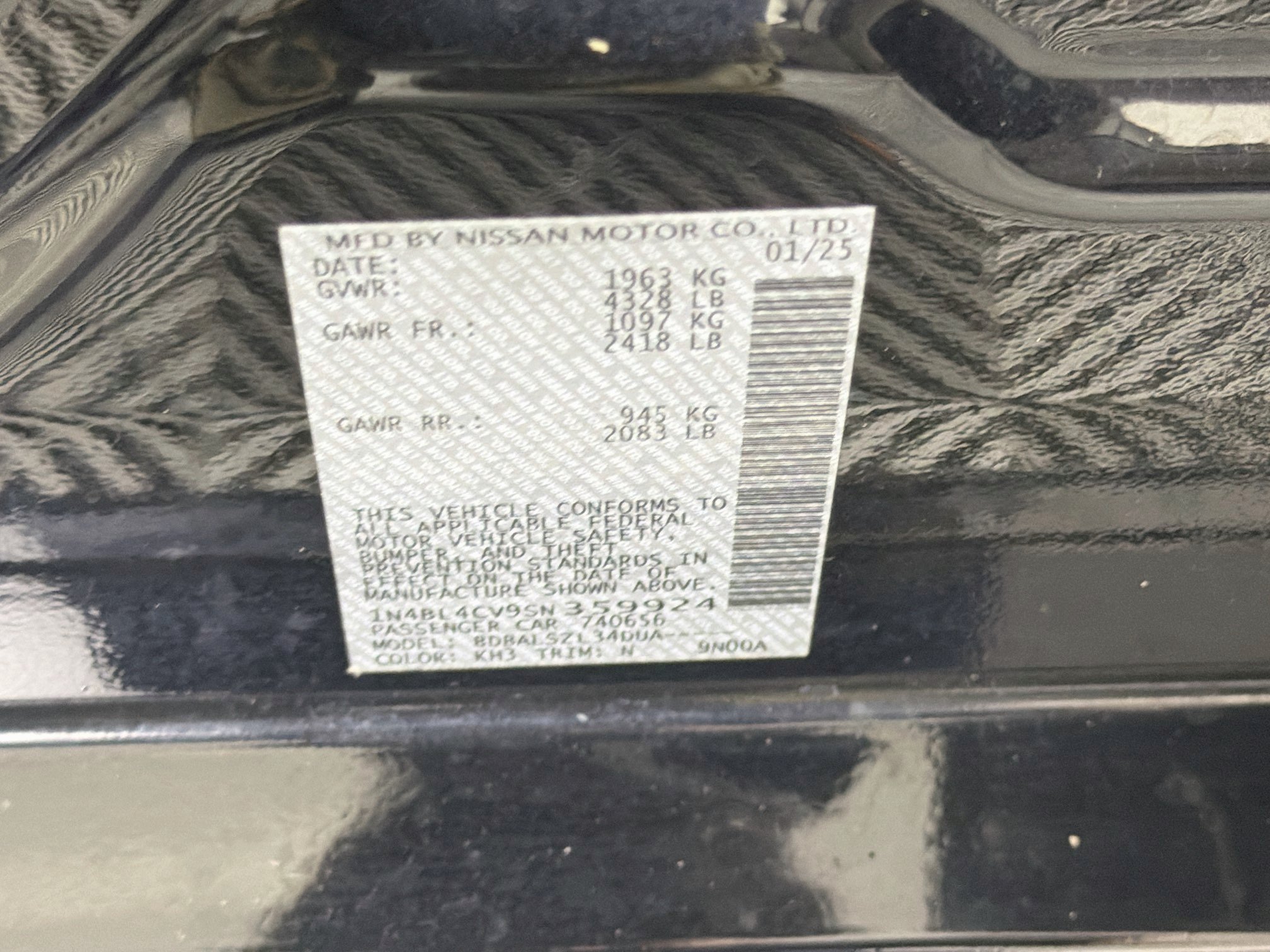 Used 2025 Nissan Altima 2.5 SR FWD image 12
