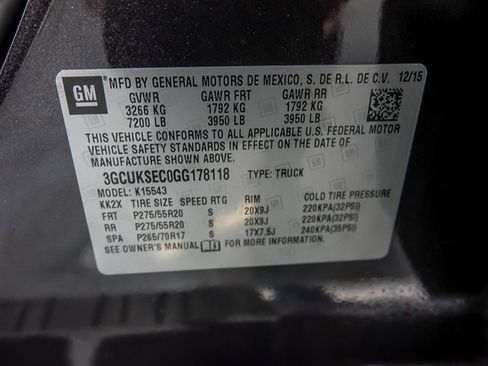 Certified 2016 Chevrolet Silverado 1500 LTZ w/ Sport Package image 34