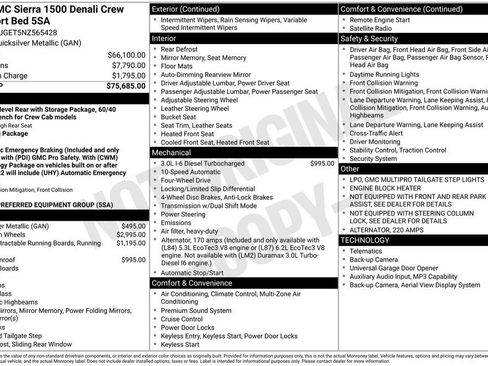 Used 2022 GMC Sierra 1500 Denali AWD/4WD image 4