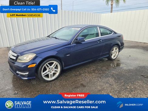 Used 2012 Mercedes-Benz C 250 Coupe image 1