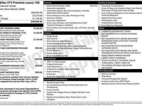 Used 2022 Cadillac XT4 Premium Luxury w/ Technology Package image 34