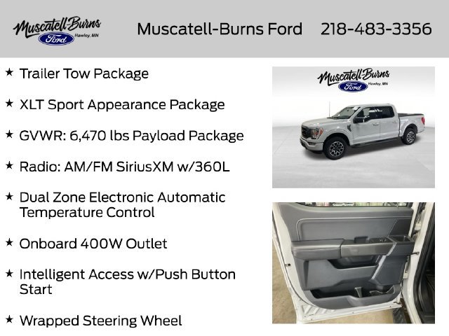 Used 2023 Ford F150 XLT w/ Equipment Group 302A High AWD/4WD image 16