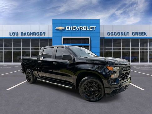 Used 2024 Chevrolet Silverado 1500 Custom w/ LPO, Dark Essentials Package RWD image 1