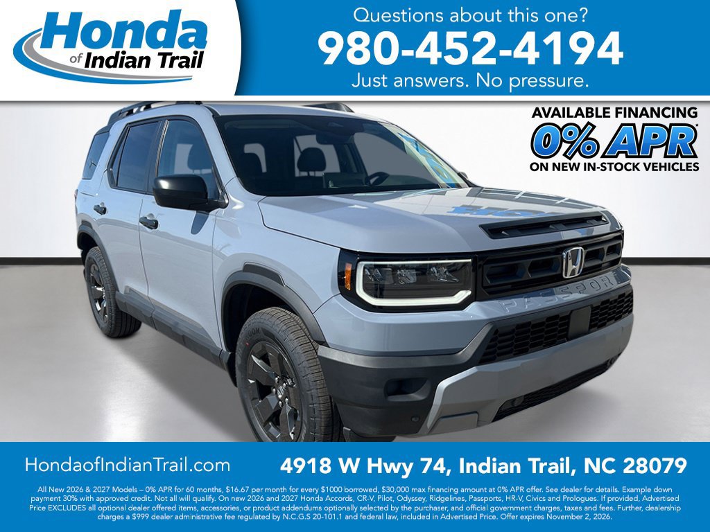 New 2026 Honda Passport RTL 360° Tour