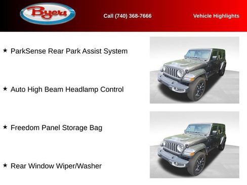 Used 2025 Jeep Wrangler Unlimited Sahara w/ Safety Group AWD/4WD image 10