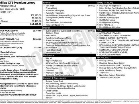 New 2025 Cadillac XT6 Premium Luxury w/ Technology Package image 26