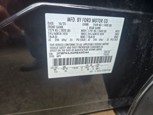 Used 2024 Ford Edge SEL w/ Convenience Package AWD/4WD image 12