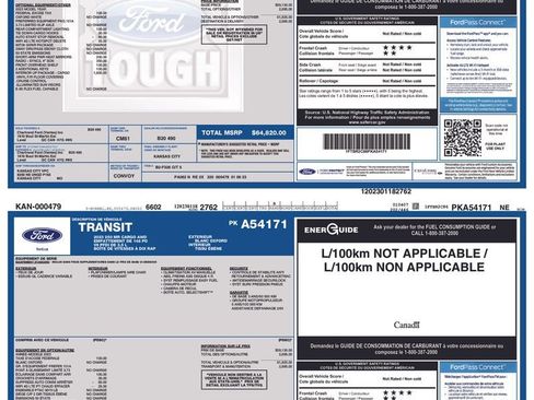 Used 2023 Ford Transit 250 Medium Roof AWD w/ Interior Upgrade Package image 2