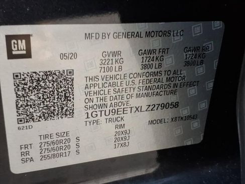 Certified 2020 GMC Sierra 1500 AT4 w/ AT4 Premium Package AWD/4WD image 30