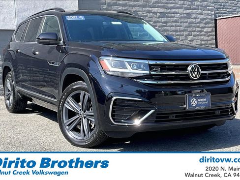 Certified 2021 Volkswagen Atlas SE w/ Towing Package AWD/4WD image 1