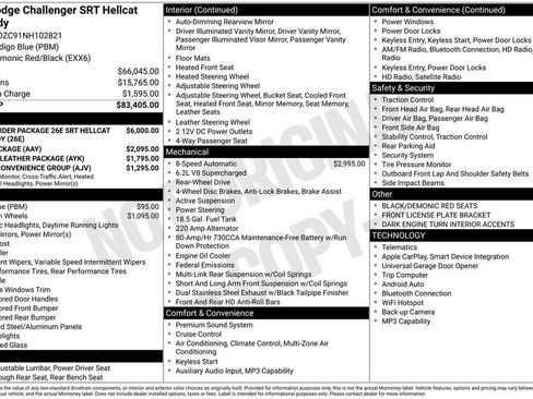 Used 2022 Dodge Challenger SRT Hellcat RWD image 26