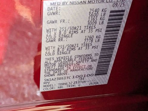 New 2026 Nissan Murano Platinum w/ Cargo Package image 16