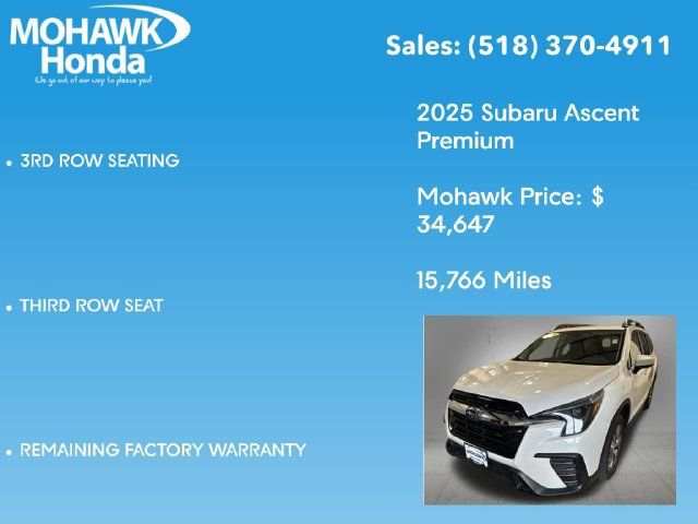 Used 2025 Subaru Ascent Premium AWD/4WD image 14