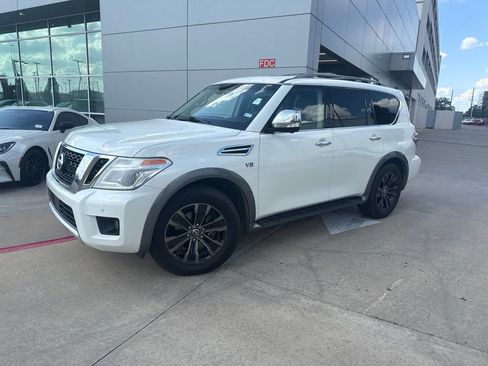 Used 2017 Nissan Armada Platinum w/ Captain Seat Package RWD image 1