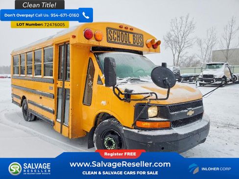 Used 2011 Chevrolet Express 3500 Extended w/ School Bus Package RWD image 1