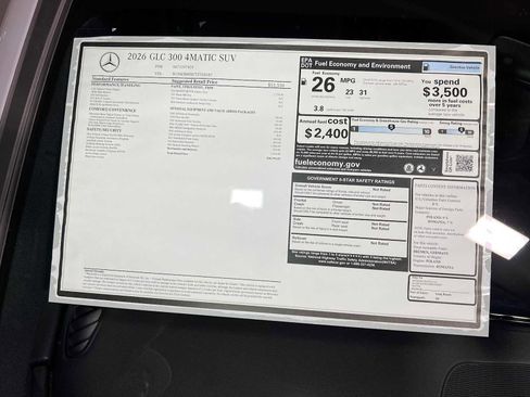New 2026 Mercedes-Benz GLC 300 4MATIC image 43