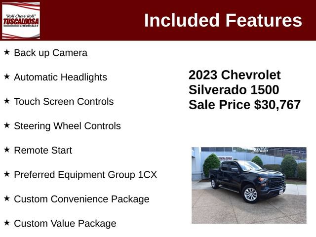 Certified 2023 Chevrolet Silverado 1500 Custom RWD image 6