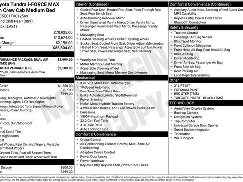 New 2026 Toyota Tundra Platinum AWD/4WD image 6