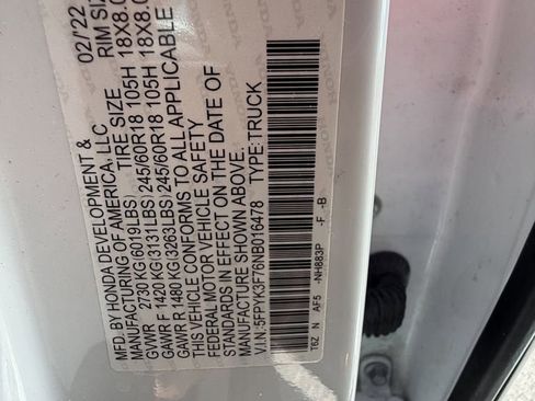 Used 2022 Honda Ridgeline RTL-E image 34
