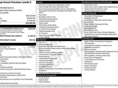Used 2021 Jeep Grand Cherokee Laredo w/ Security & Convenience Group AWD/4WD image 35