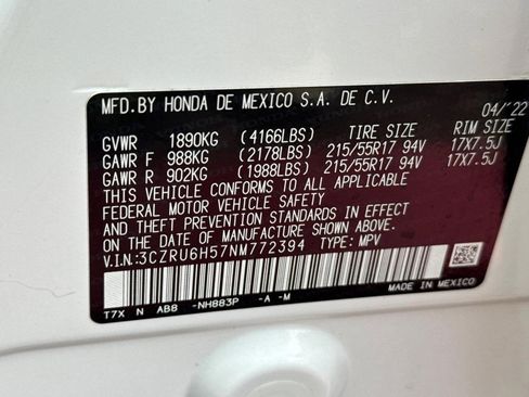 Used 2022 Honda HR-V EX image 19