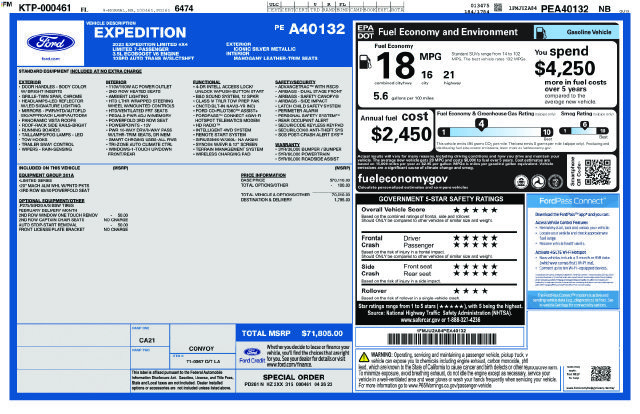 Used 2023 Ford Expedition Limited AWD/4WD image 4