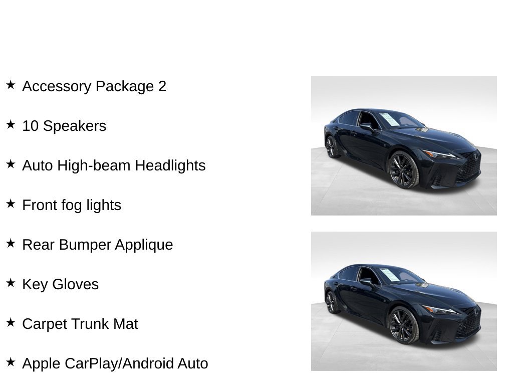 Used 2025 Lexus IS 300 F Sport w/ Accessory Package 2 RWD image 31