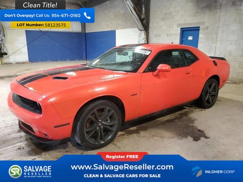 Used 2017 Dodge Challenger R/T w/ Blacktop Package image 1