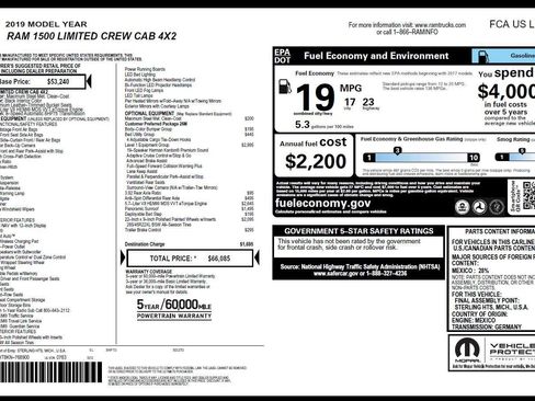 Used 2019 RAM 1500 Limited image 3