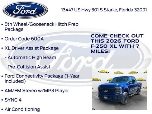 New 2026 Ford F250 XL w/ STX Appearance Package image 20