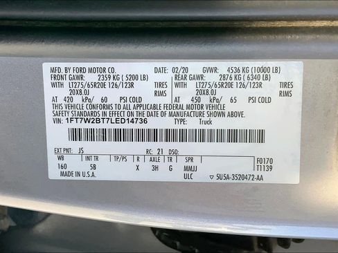 Used 2020 Ford F250 Lariat w/ Lariat Ultimate Package AWD/4WD image 30