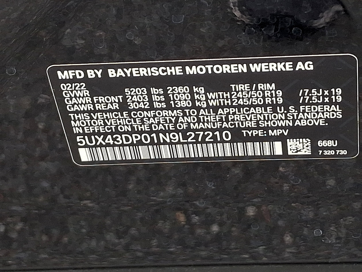 Used 2022 BMW X3 sDrive30i w/ Convenience Package RWD image 28