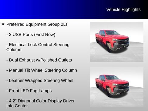 Used 2019 Chevrolet Silverado 1500 LT Trail Boss AWD/4WD image 20