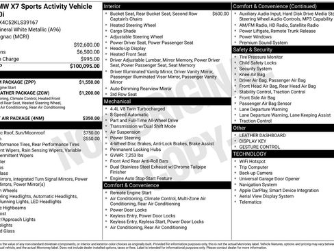 Used 2019 BMW X7 xDrive50i w/ Premium Package image 39