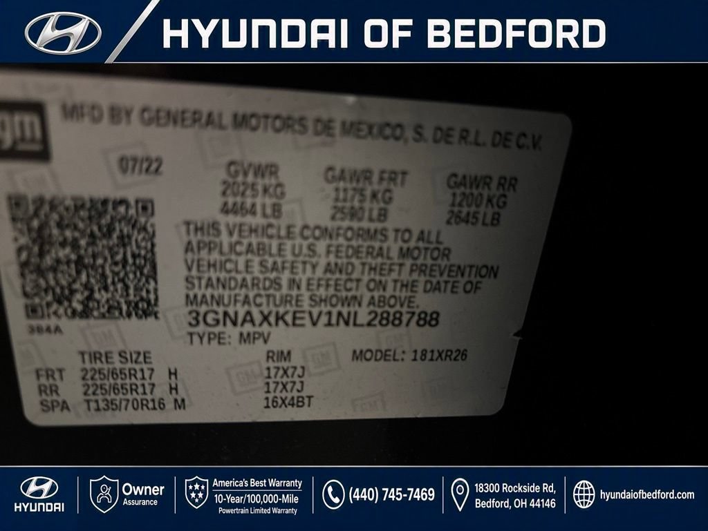 Used 2022 Chevrolet Equinox LT FWD image 31