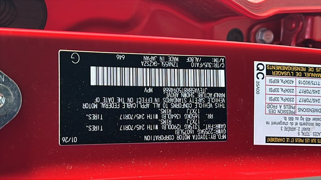 Used 2026 Toyota 4Runner SR5 AWD/4WD image 25