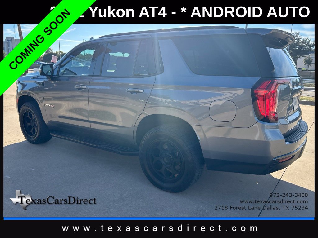 Used 2021 GMC Yukon AT4 w/ Rear Media and Nav Package AWD/4WD image 5