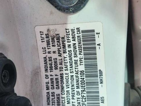 Used 2018 Honda Civic EX image 1