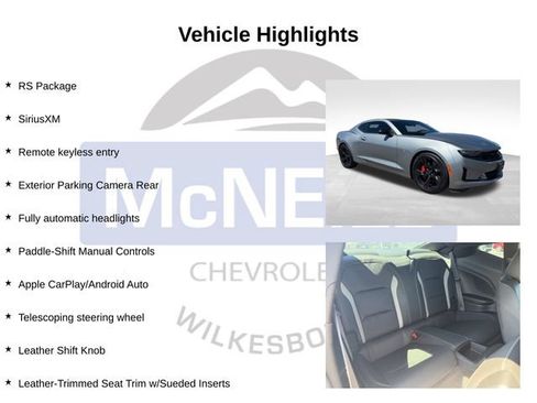 Used 2024 Chevrolet Camaro LT w/ RS Package RWD image 10