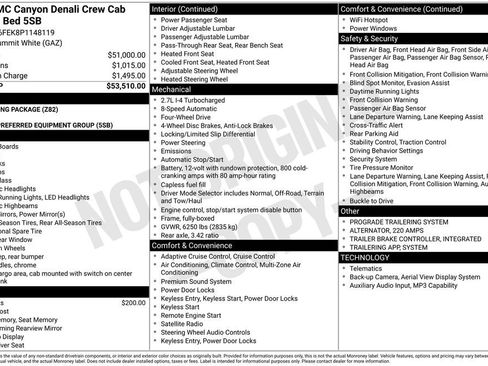 Used 2023 GMC Canyon Denali AWD/4WD image 5