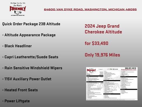 Used 2024 Jeep Grand Cherokee Altitude AWD/4WD image 3